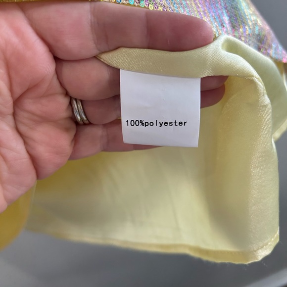 Queen of Sparkles Mini Sequin Collar Dress - Picture 7 of 7